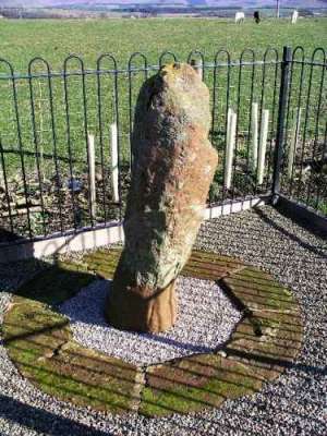 photo of Roman milestone