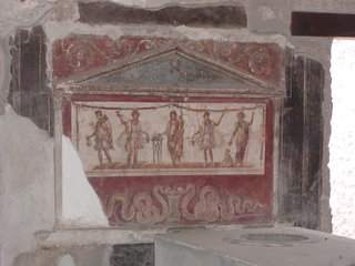Photograph of Lararium from Pompeii